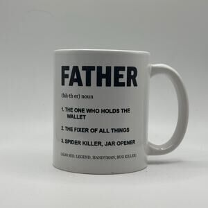 Definition of Father – White Ceramic Coffee Mug (11oz)